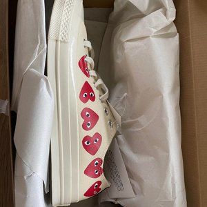 Commes des Garcons Play Converse Low-Tops